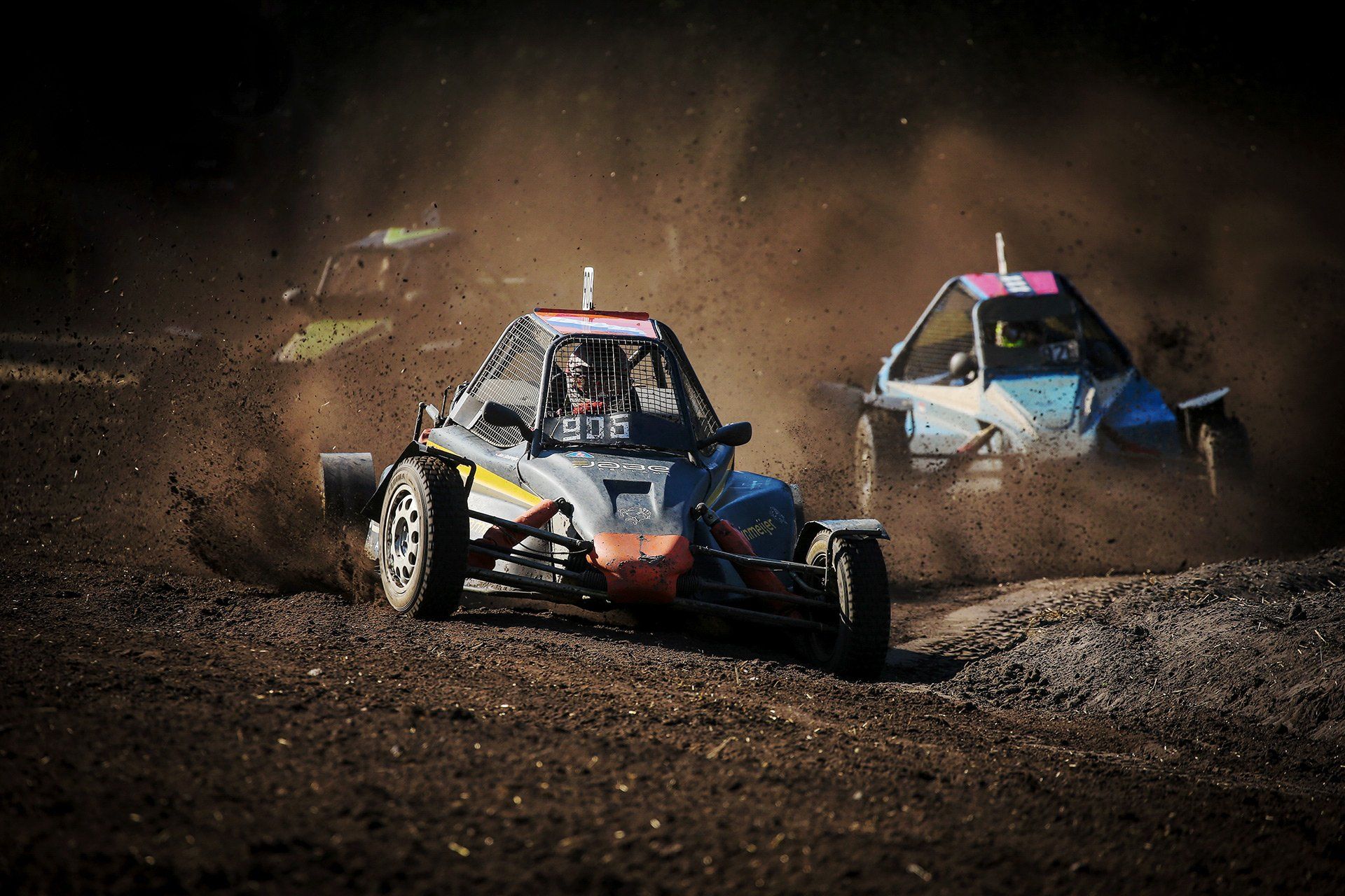 Finalläufe im Autocross am 02.09.2018 auf der Strecke des Auto-Touren-Club (ATC) Osnabrück in Lengerich. Foto: David Ebener ***Stichworte*** Autocrossrennen des ATC Osnabrück, Auto-Cross, AX, Motorsport, Rennen