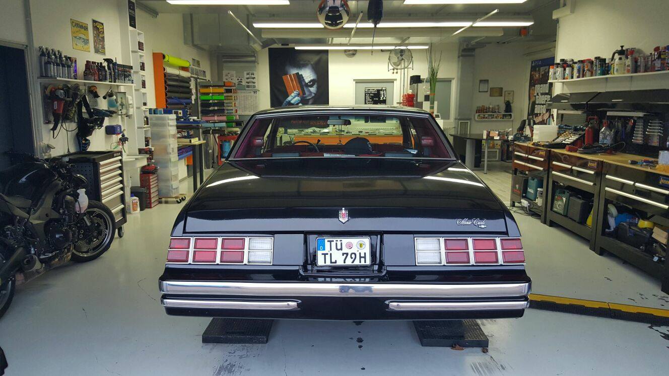 Folierung / Carwrapping Chevrolet Monte Carlo Heckansicht