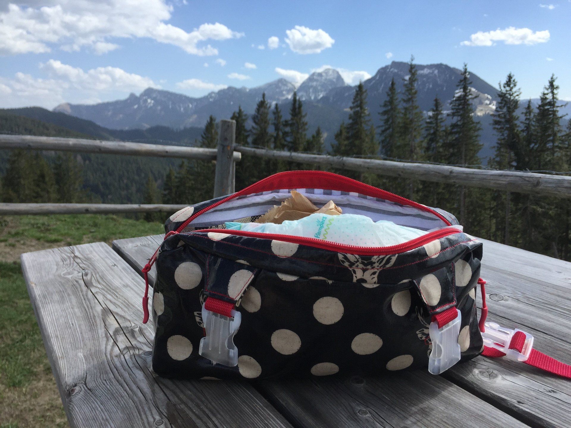 Tasche Babytragetuch Hirsch