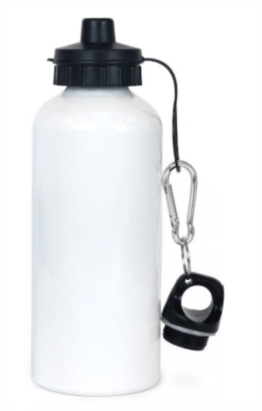 printed metal water bottle