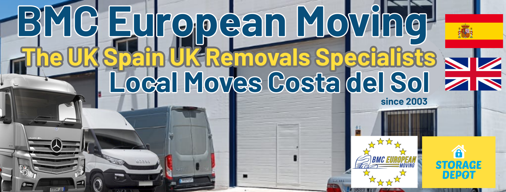 Removals to the UK from Spain or vice versa, we are the professionals since 2005
