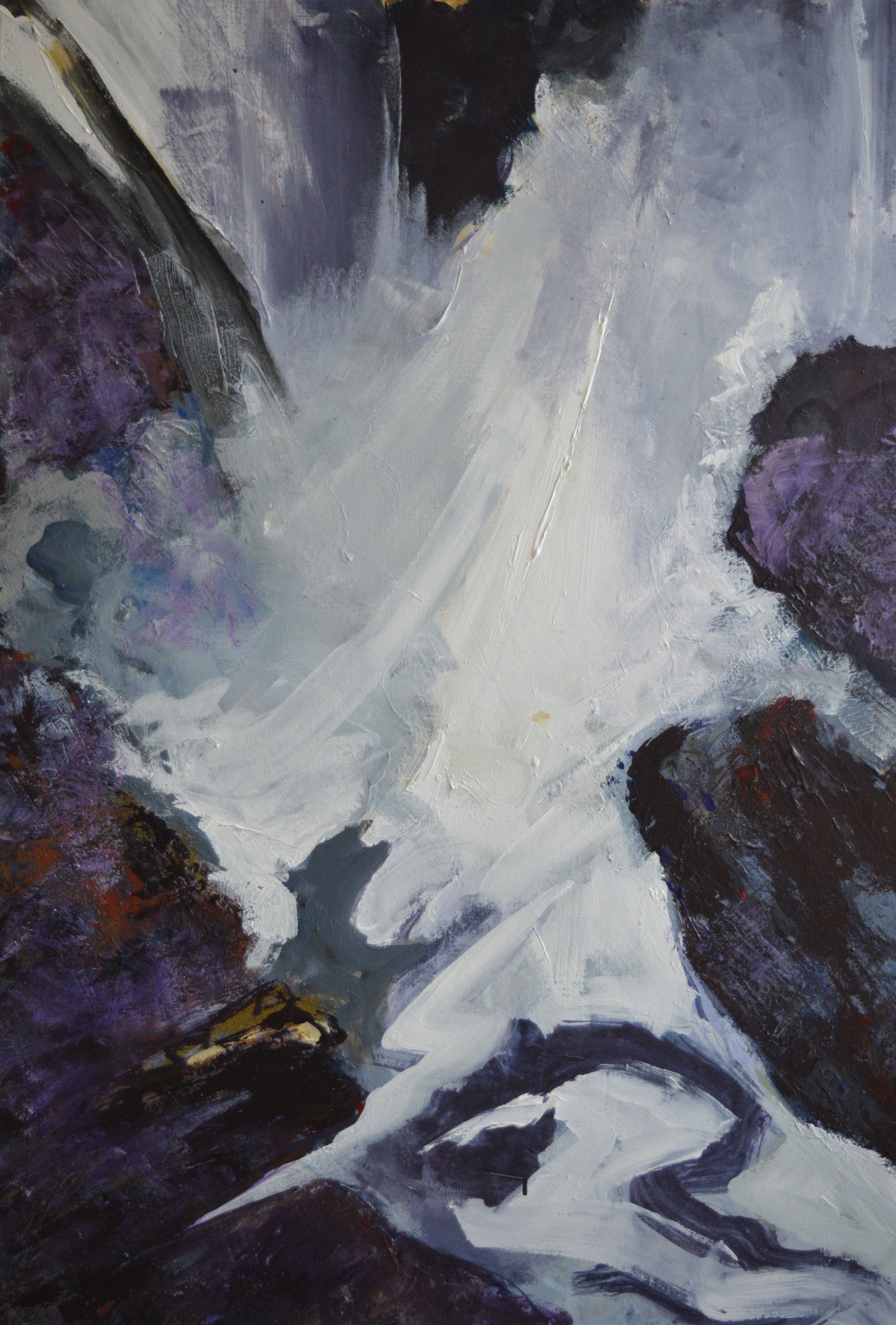 Puissance | Collection Minéral |81x116 cm | Huile sur lin