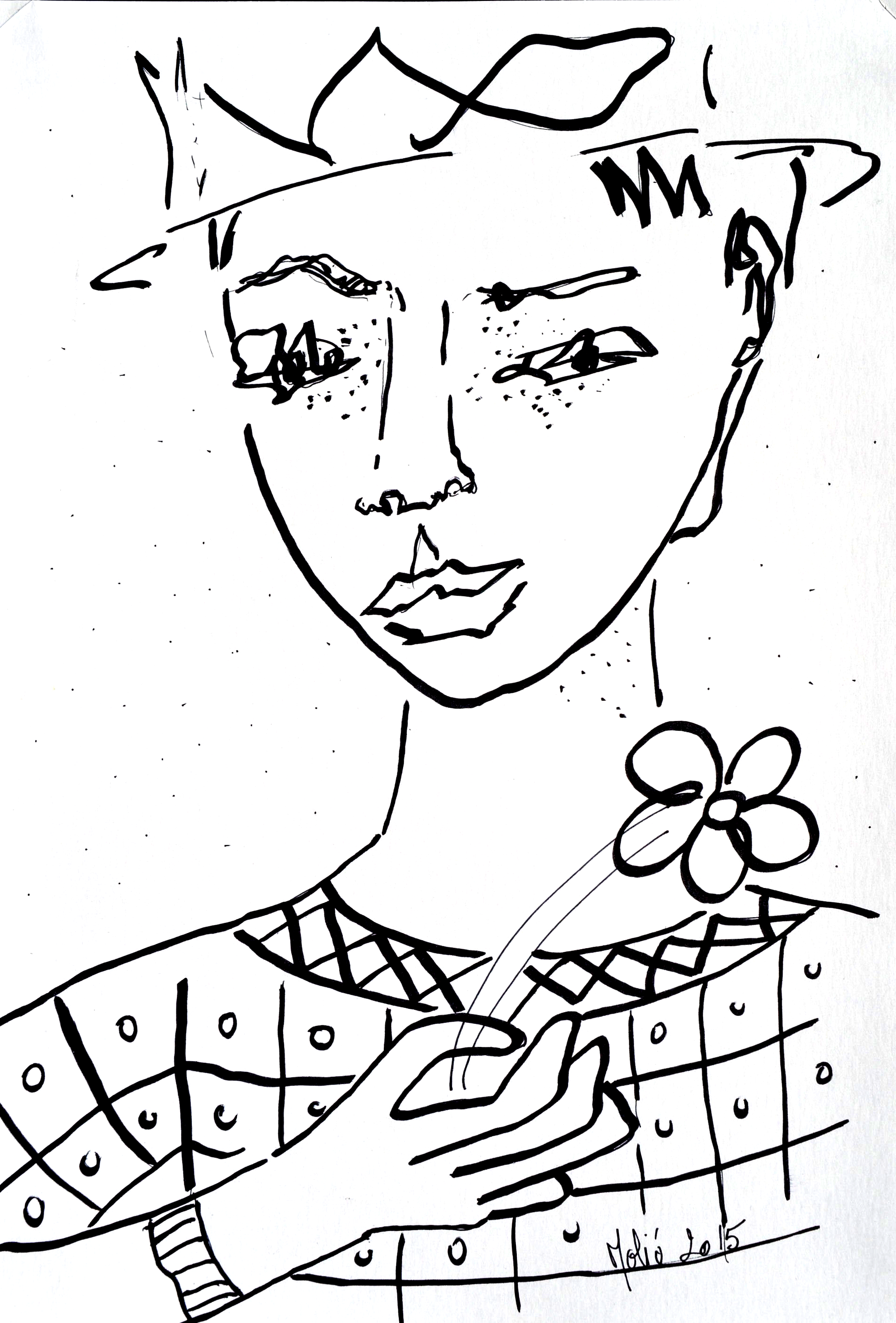 Dessins N&B, The Boy