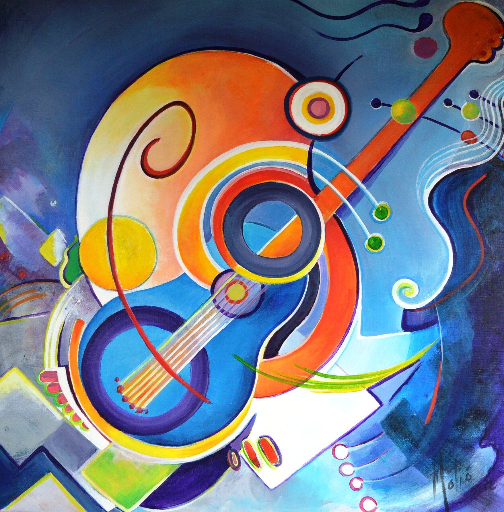 Vibrations_Série EMOI_Art Contemporain by Molió