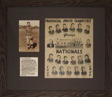 1948-49 Provincial Junior Baseball Champions poster frame Baseball player's photo,