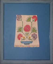 Embroidered Apron Bib