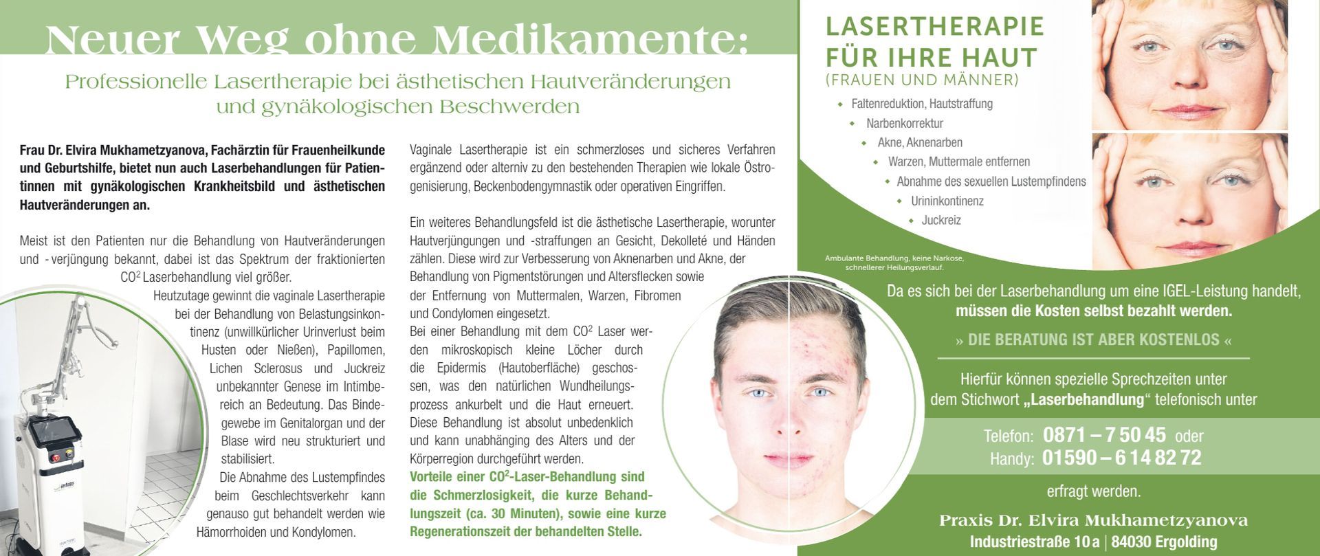 Lasertheraphie Dr. Elvira Fritz