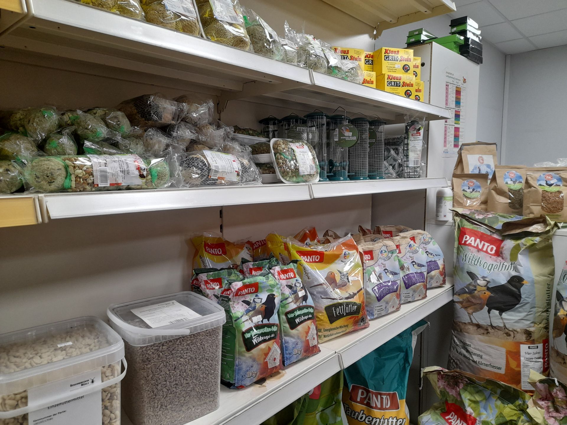 Wildvögel Futter Sackware