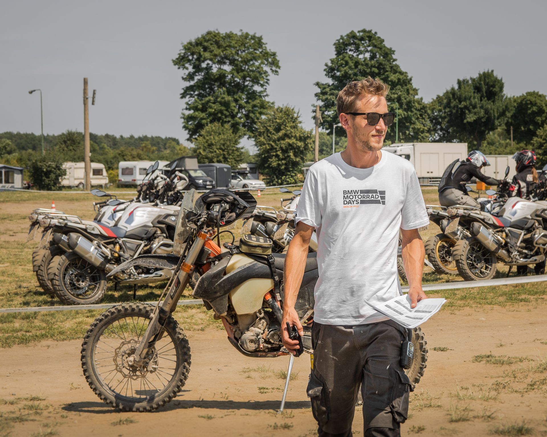 Marcel Lestrade. KTM 350 EXC Rally. BMW Motorrad Days Festival. Event Management.