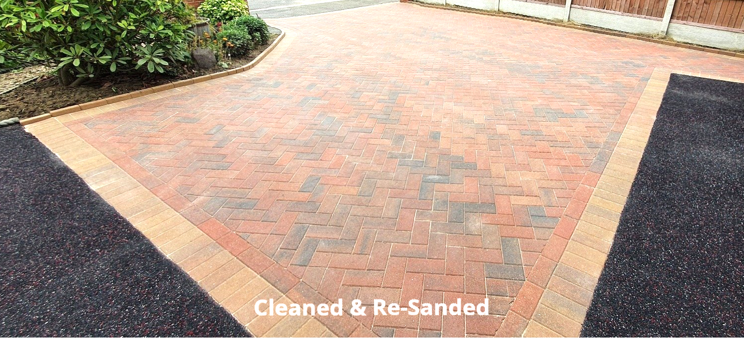 Pressure Washed Driveway