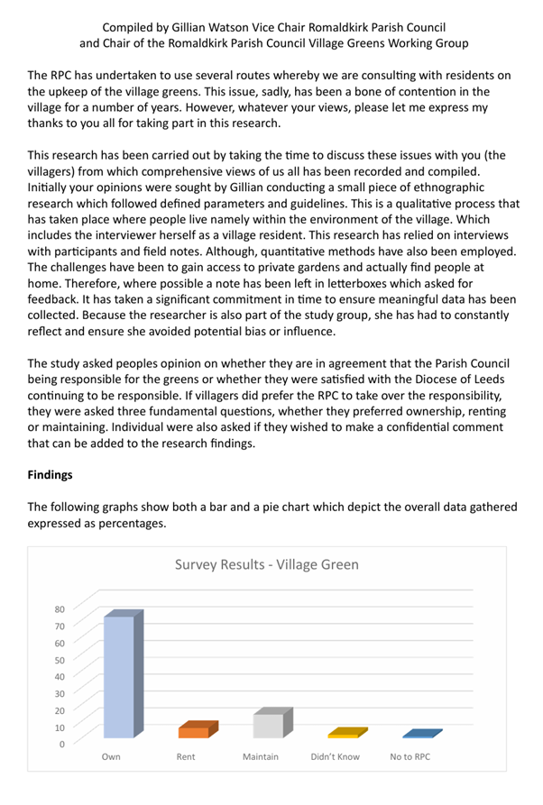 Cover of Romaldkirk Parish Council News, February 2025