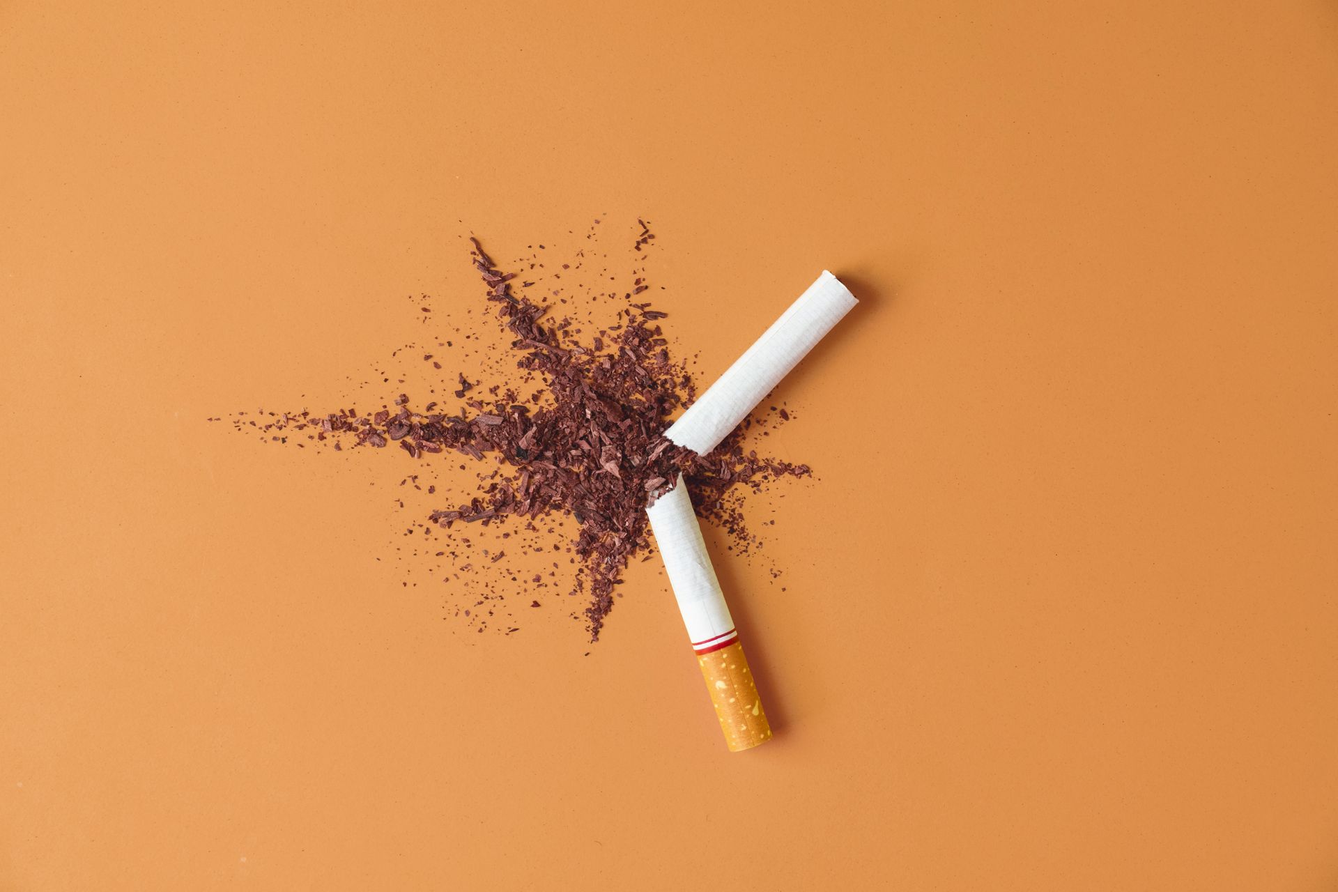 Kaputte Zigarette - rauchfrei werden