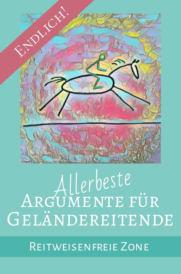 Der Kurs für das gute Gewissen Argumente für Geländereitende