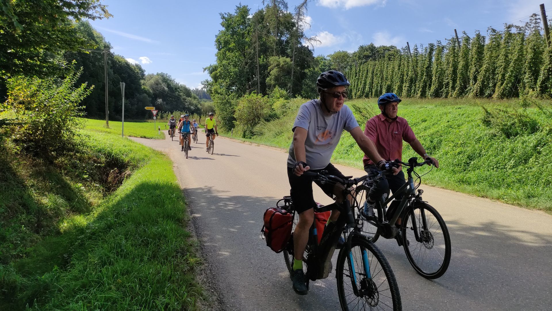 Radreise Hallertau mit Gepäcktransport