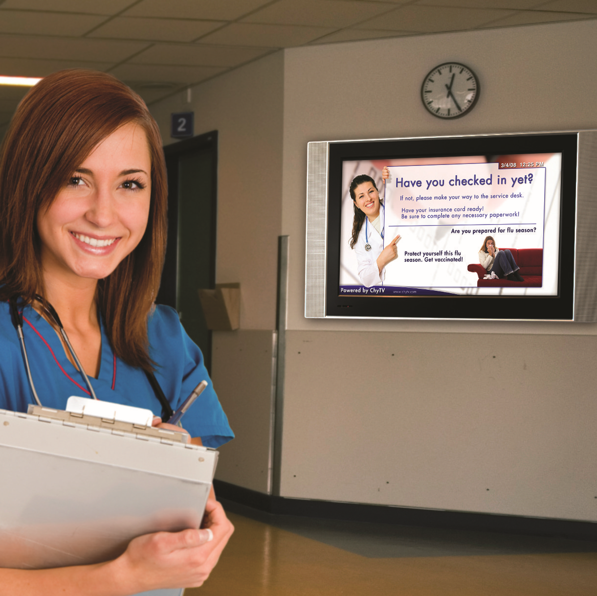 Digital Signage displays for hospital use