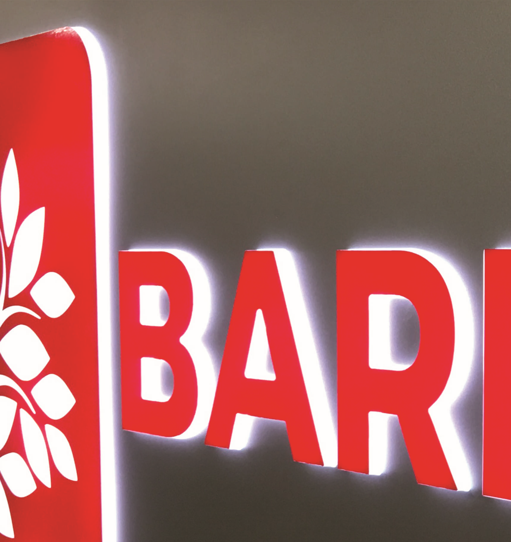 Push Through Acrylic Letters Internally Illuminated