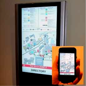 DIGITAL WAYFINDING KIOSKS STATIC SIGNAGE PRINTED MATEIALS ALL ORCHESTRATED WITH THE PATIENT EXPERIENCE IN MIND