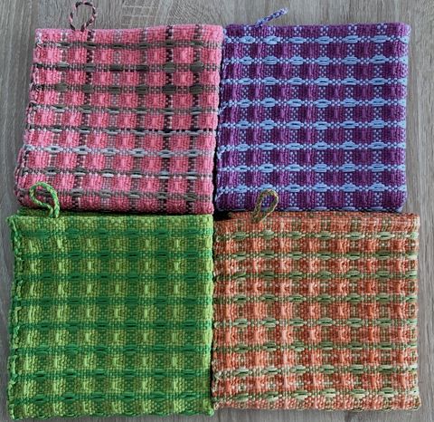 Essuie-mains tissage nid d'abeille