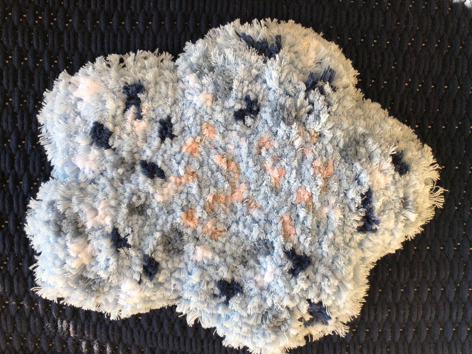 Détail du nuage en points noués