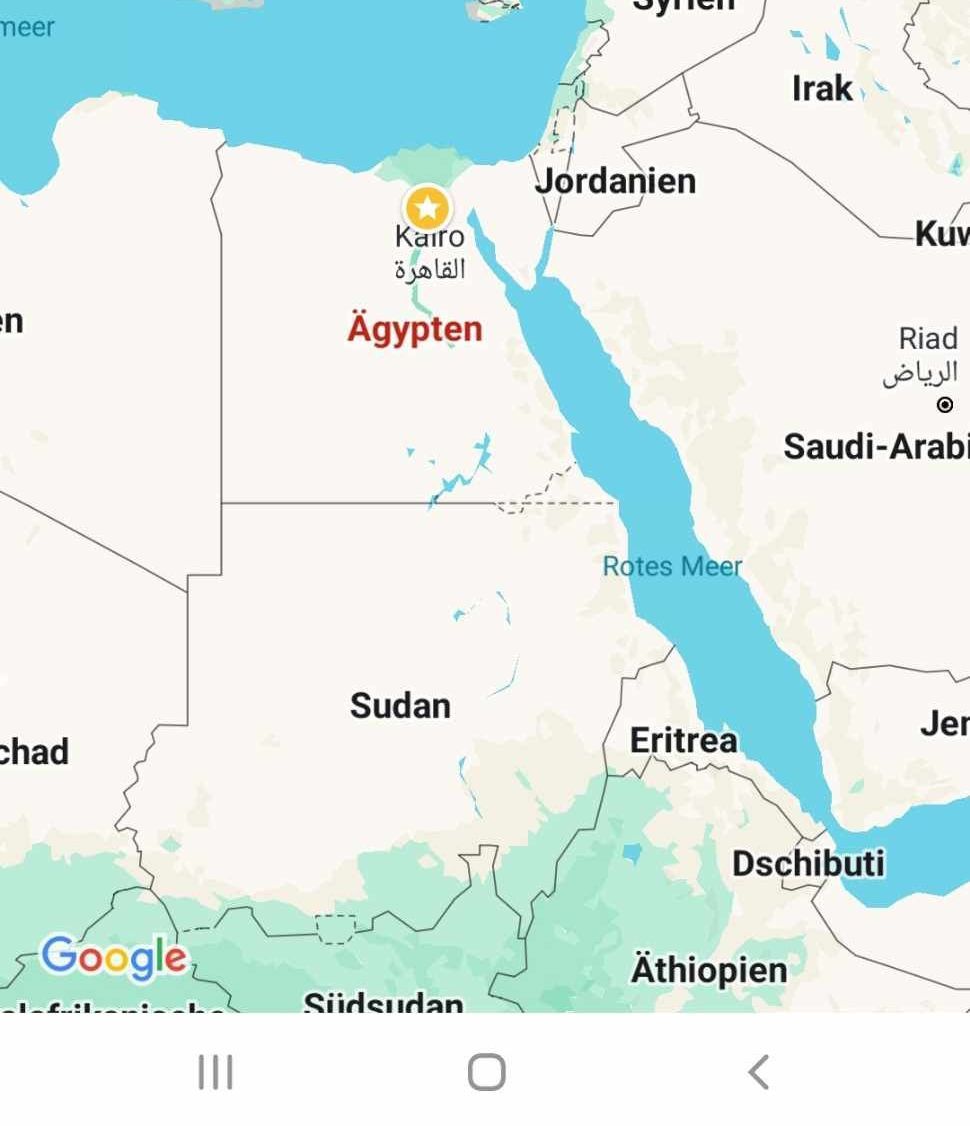 Krieg um Ägypten,
Angst