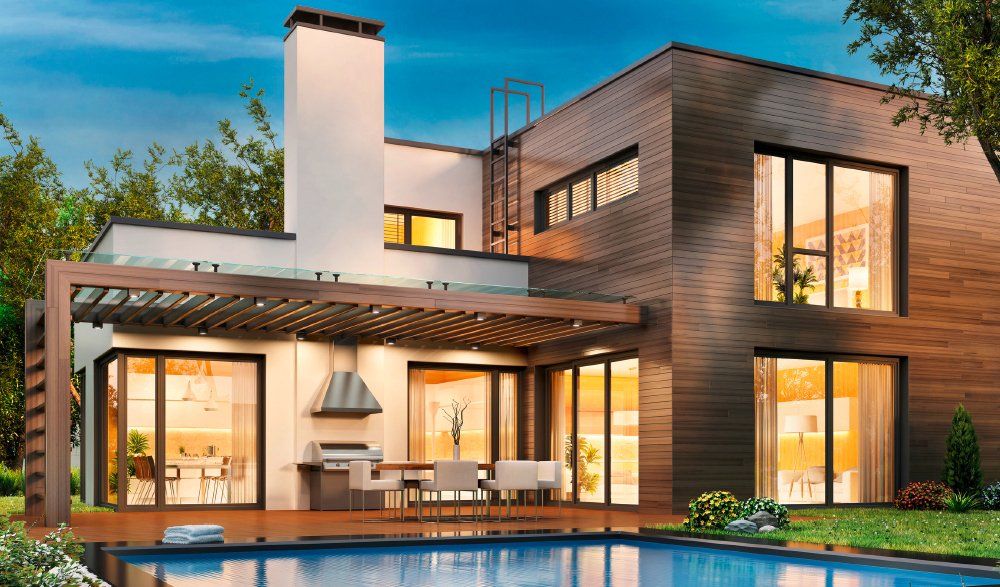 Holzfassade oder Verputz - die Kombination aus traditioneller Handwerkskunst und innovativer Bautechnik