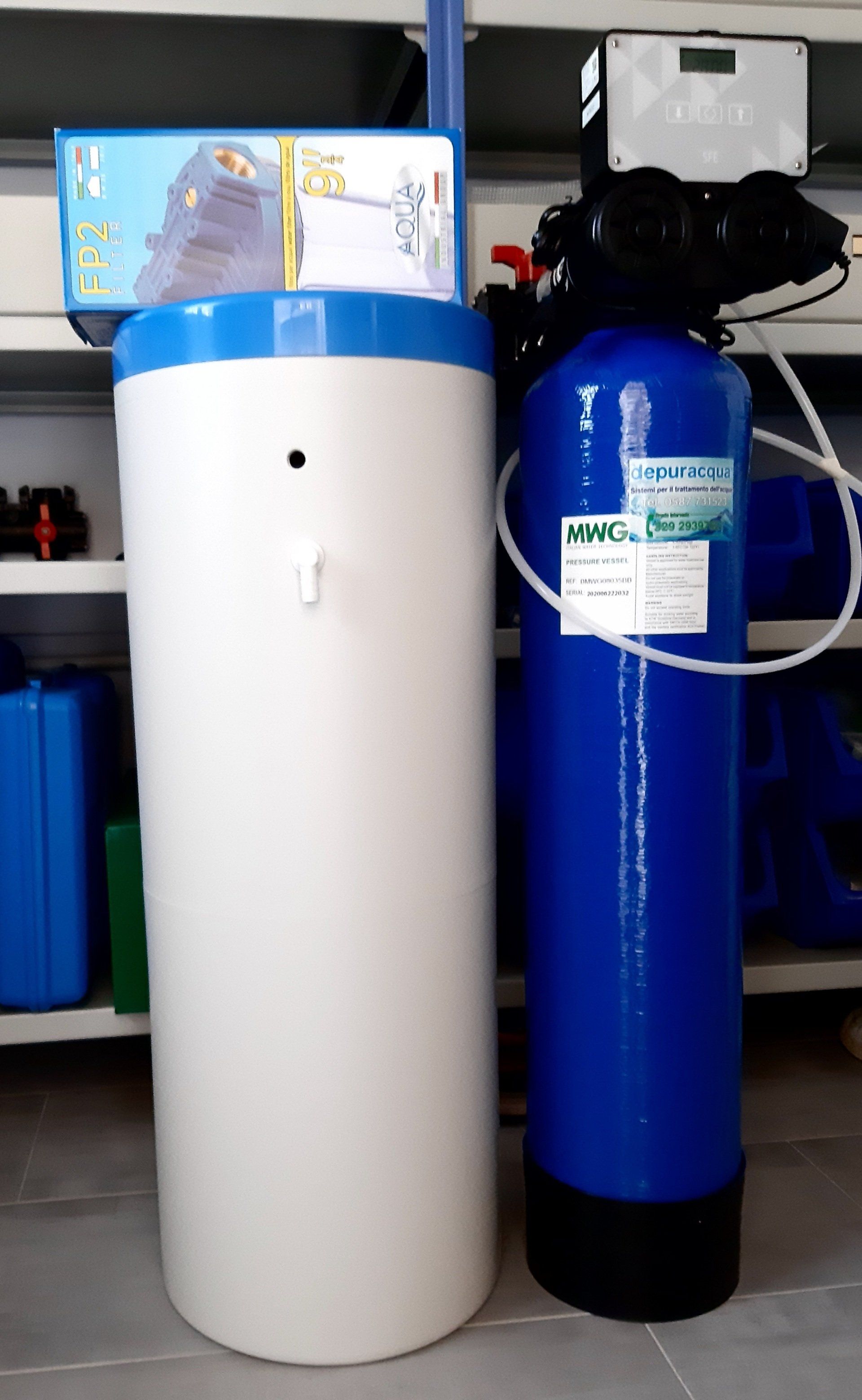 Addolcitore doppio corpo