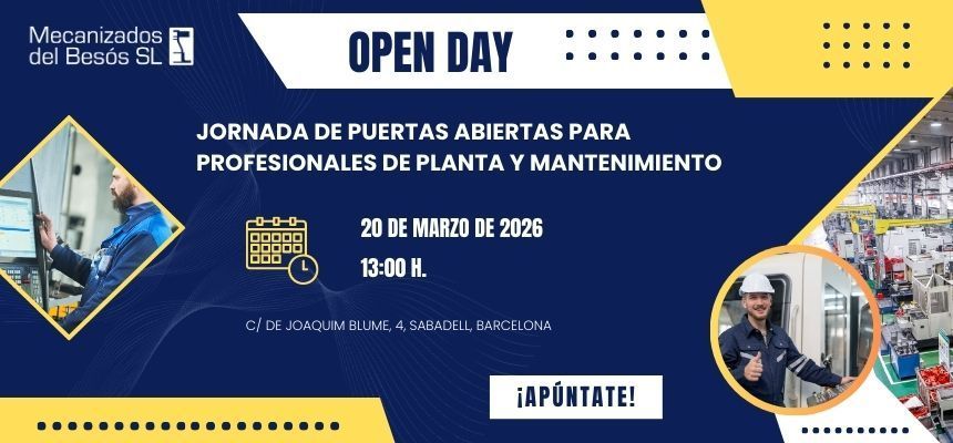 jornada de Puertas abiertas en Mcanizados del Besós para profesionales de planta y mantenimiento