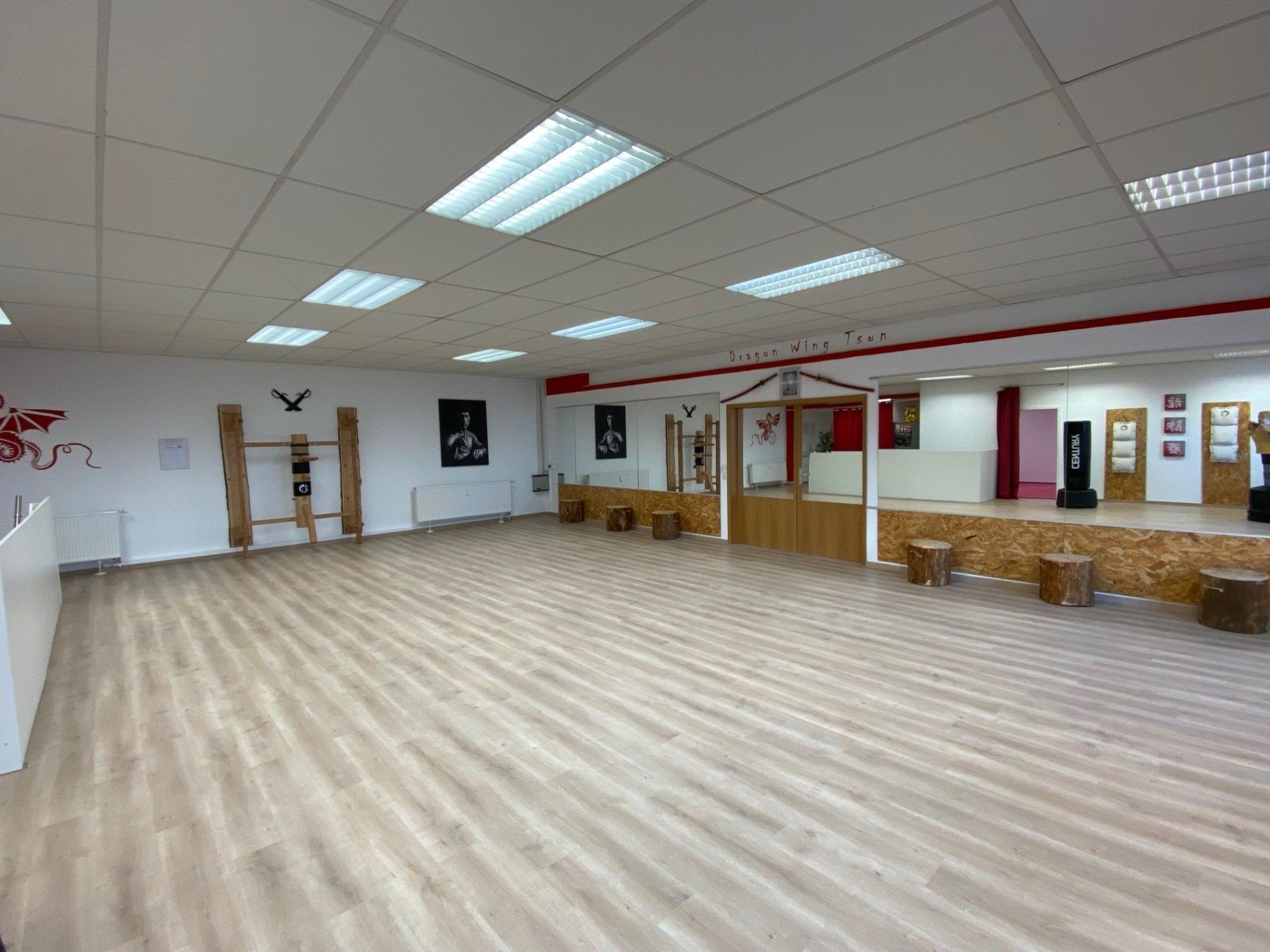 Der große Kampfraum im Überblick, bietet Platz für alle Leistungsgruppen