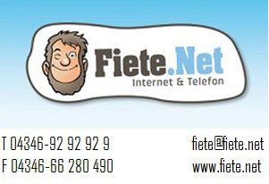 Vertriebspartner Fiete.Net mit Telefonnummern.