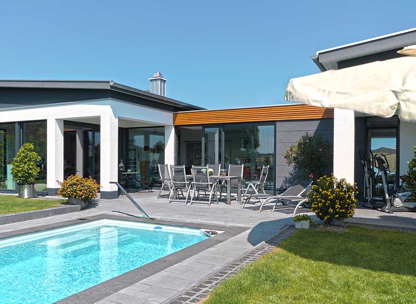 Grübbel - Bungalow mit Schmetterlingsdach