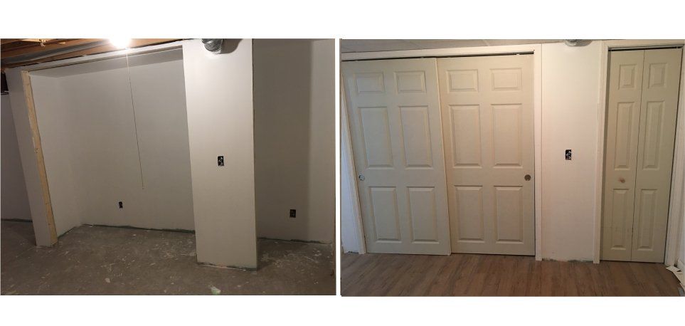 Before and After - Door installation
