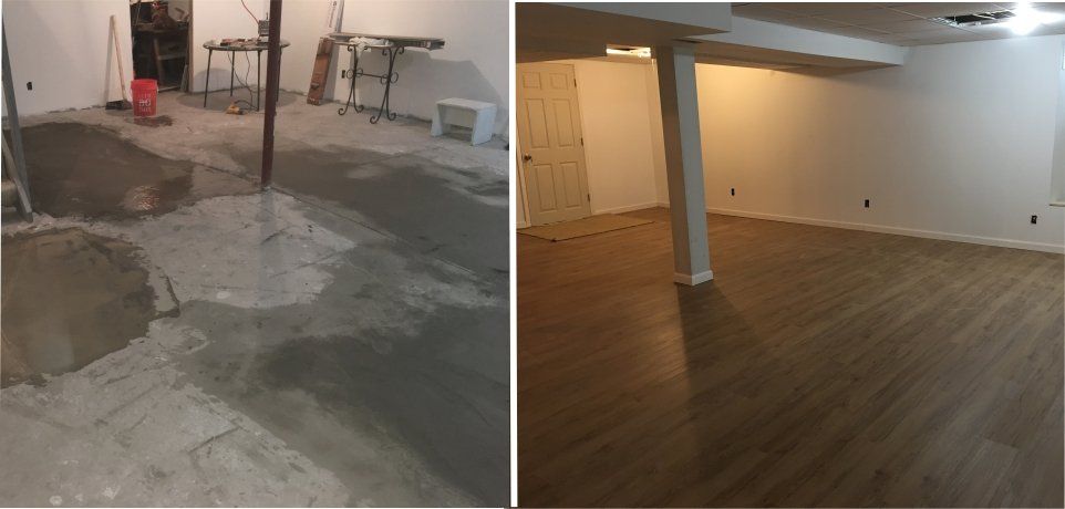 Before and After - Floor Installation