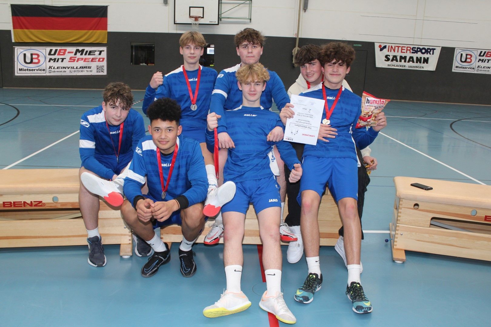 06.02.2023 | U16 männlich verbessert sich in dieser Saison um einen Platz: Württembergischer Vizemeister