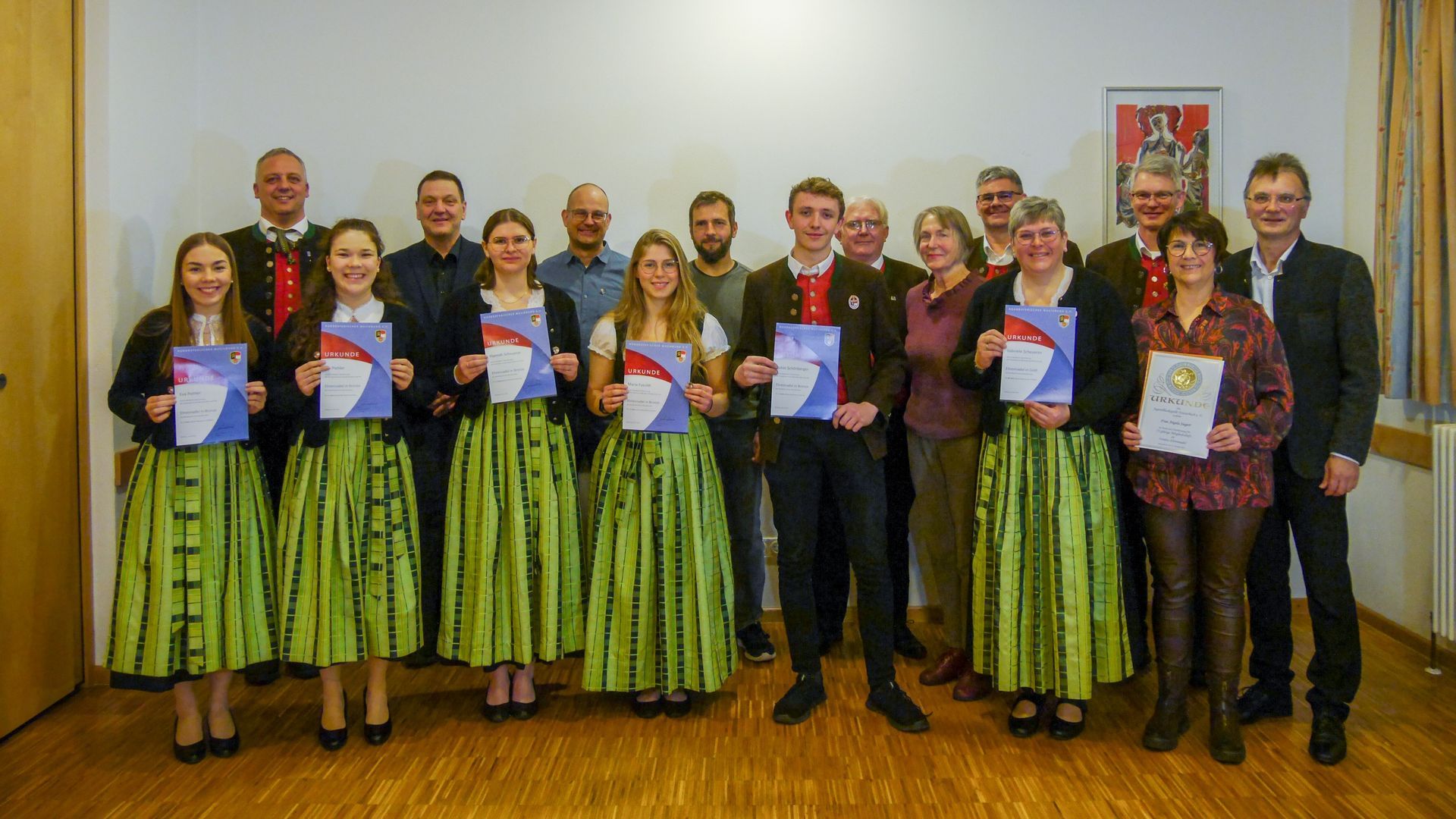 Geschenkübergabe