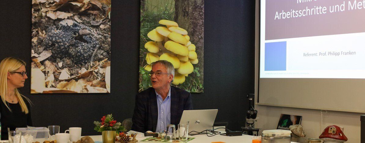 Vortrag Prof Franken bei Thüringer Freilandpilze