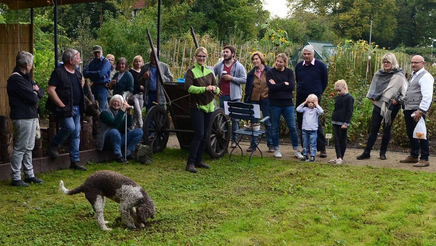 Trüffelsuche mit Hund - Vorführung mit Publikum