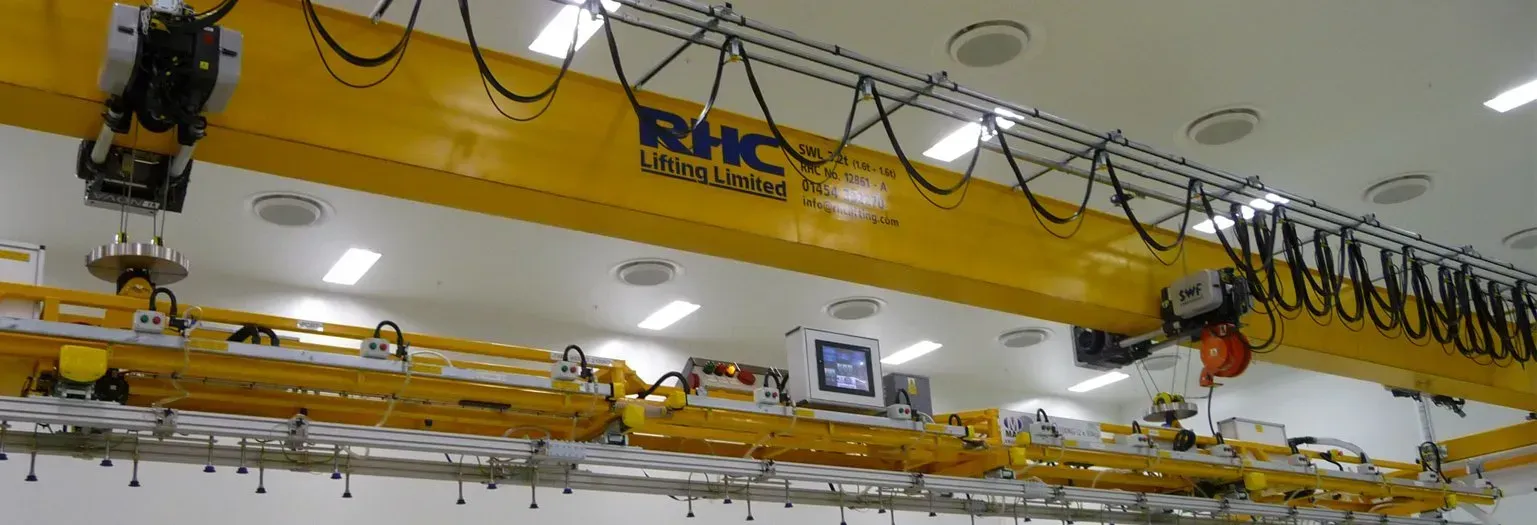 An 1.6t gantry spread across a workshop