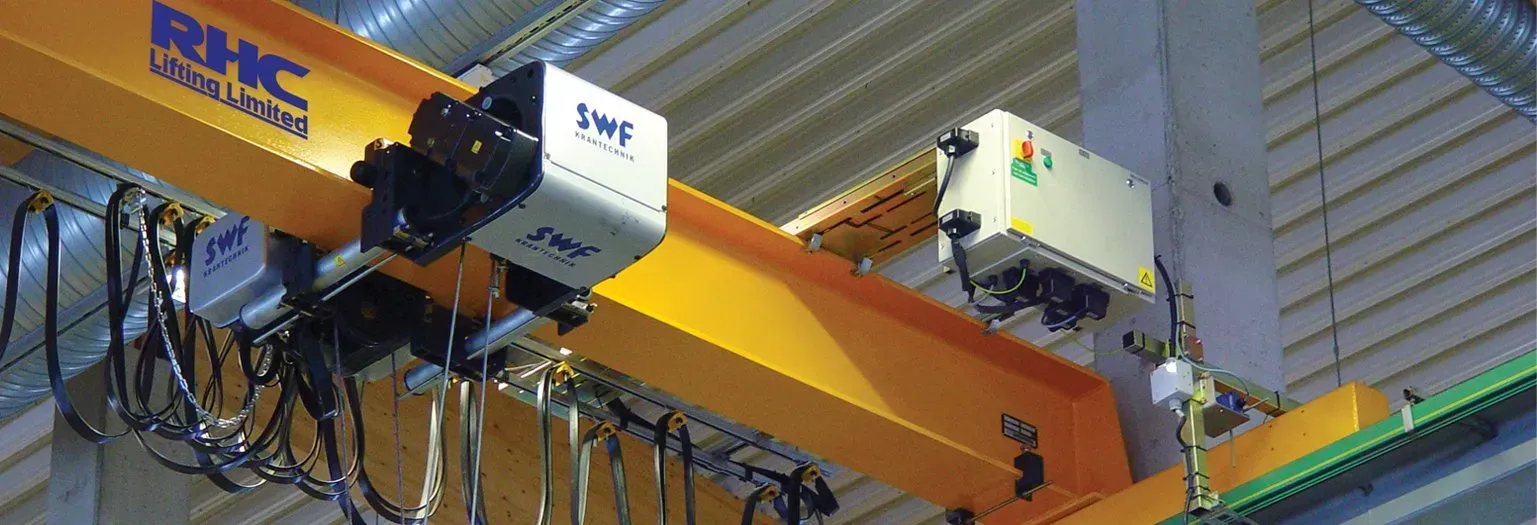 An SWF hoist and gantry beam