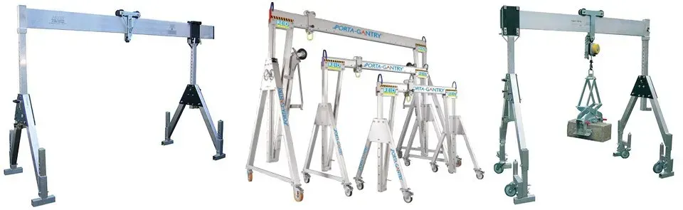 aluminium mobile a frame gantry