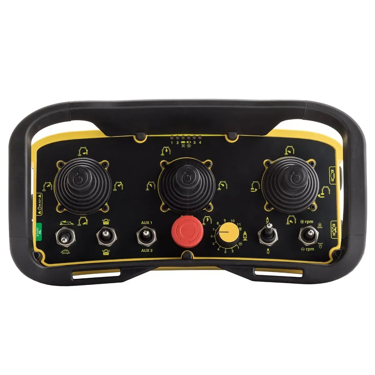 An AUTEC DJQ Dynamic+ joystick transmitter