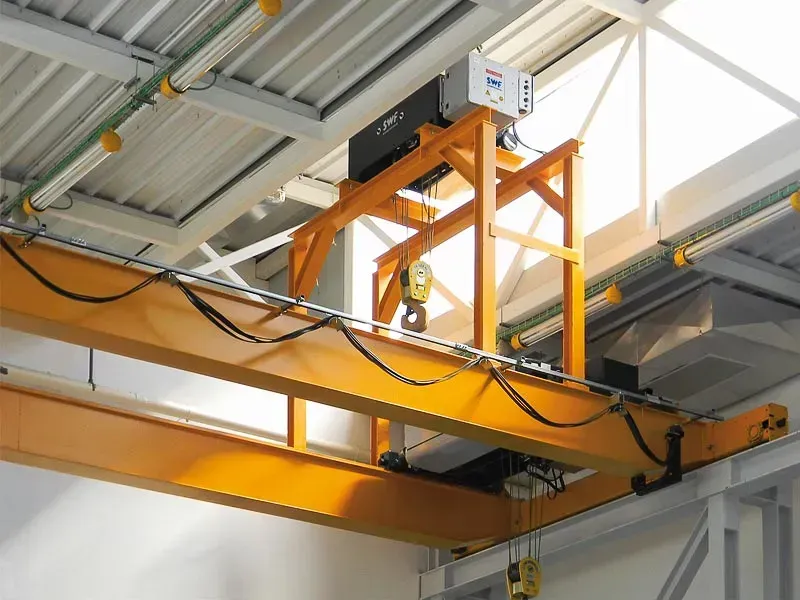 EX proof crane on a gantry beam
