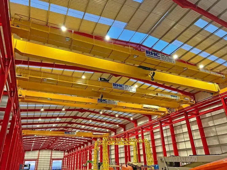 4 completed gantry cranes