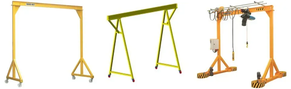 steel a frame gantries
