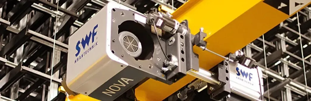 Close up of an SWF NOVA hoist