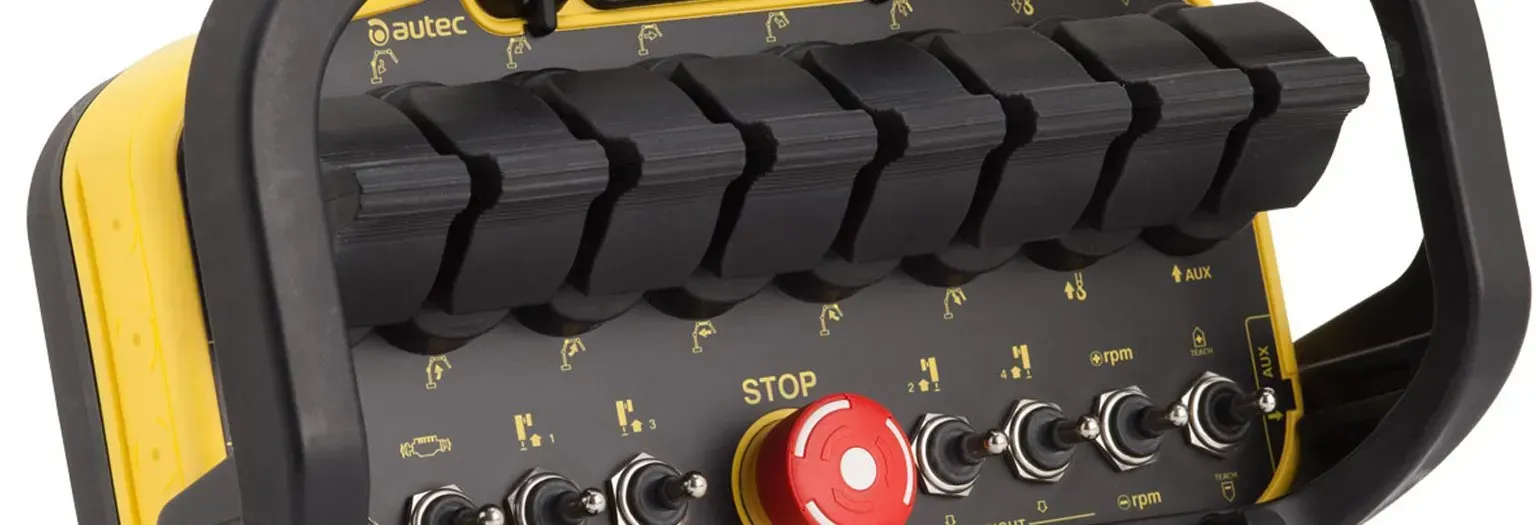 Close up of remote switches