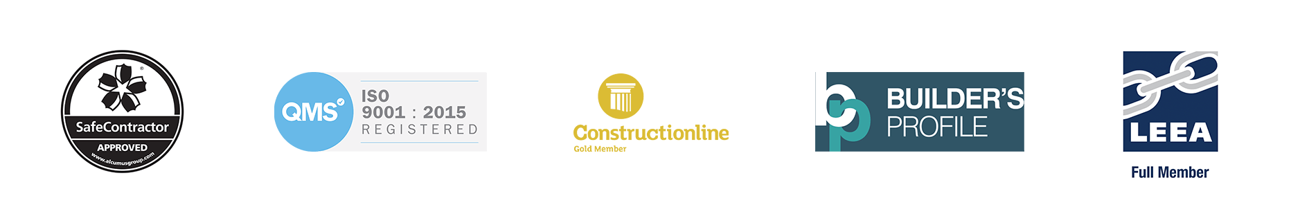Logo's of RHC Lifting's accredations