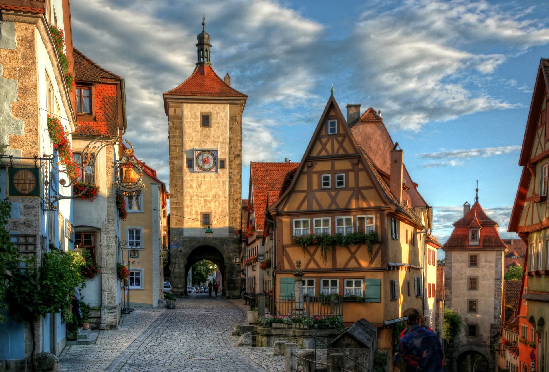 Plönlein
in the old town of Rothenburg