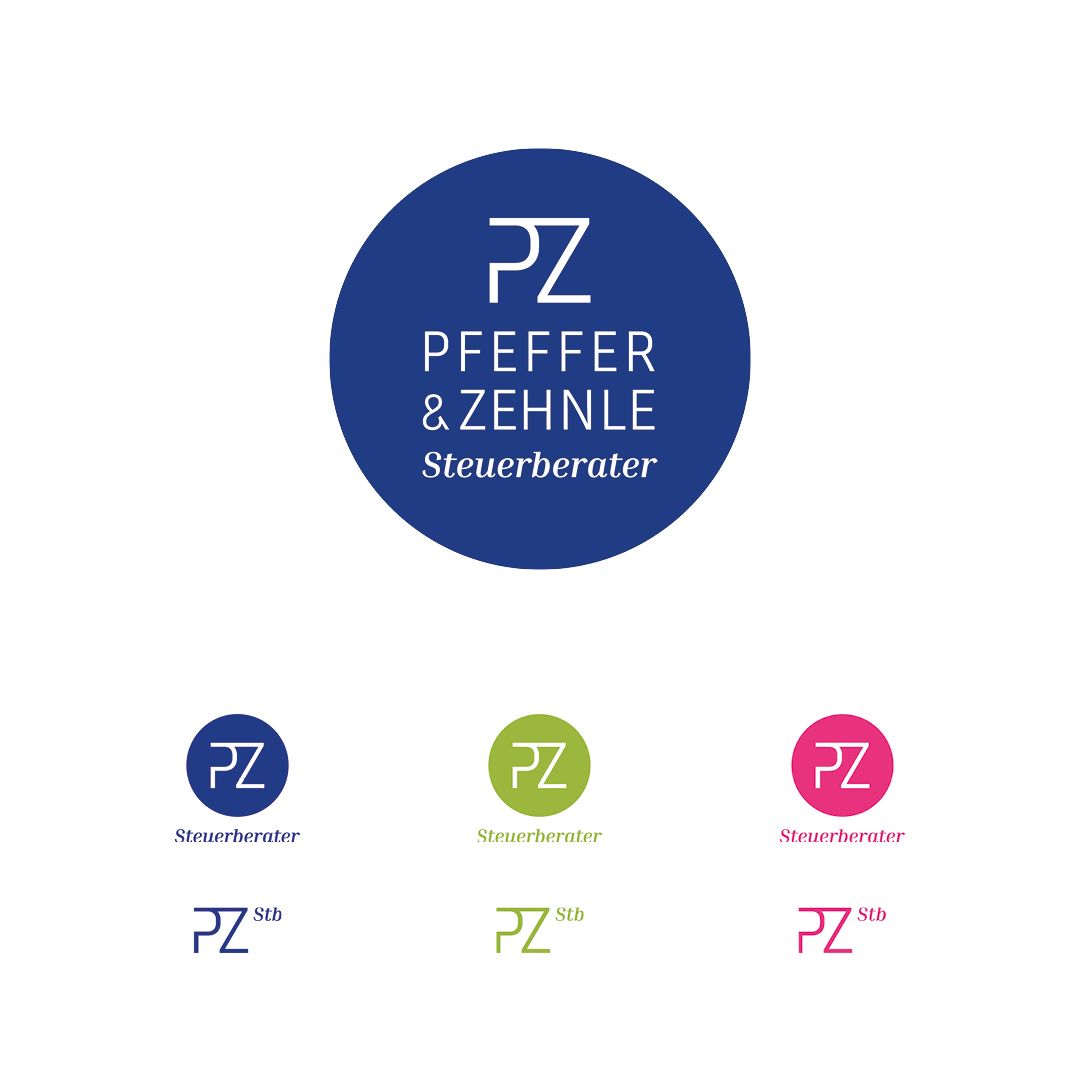 Corporate Design Pfeffer & Zehnle Steuerberater
