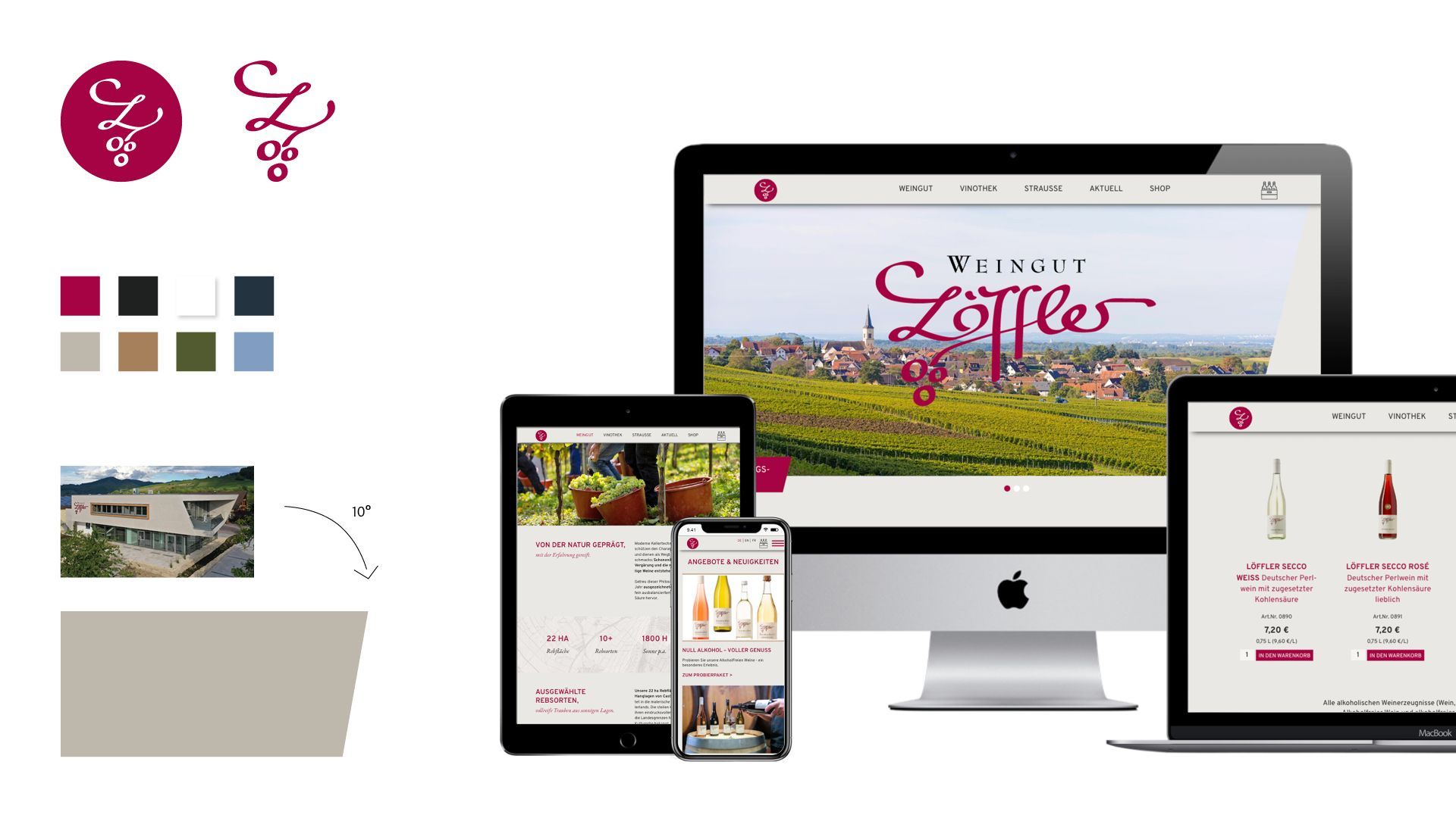 Webdesign Weingut Löfffler Webdesign Weingut Löfffler