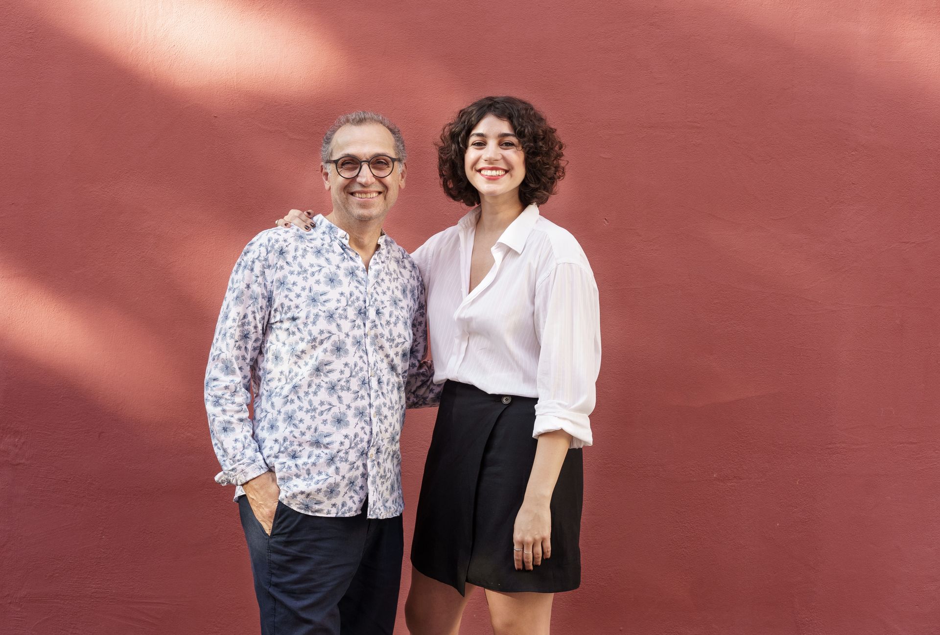 Gianni und Fabiana von SALVE Hair Care SALVE Hair Care Familienunternehmen Freiburg Berlin Italien nachhaltige Haarkosmetik Haarpflege Shampoo Haarmaske vegan bio professionelle Haarpflege Produkte regional hergestellt